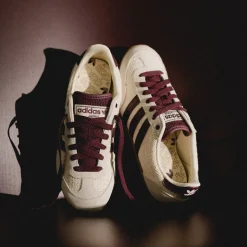 Adidas Sneakers En Cuir|Baskets Décontractées Terrace*Japan W Cream White / Maroon / Gum