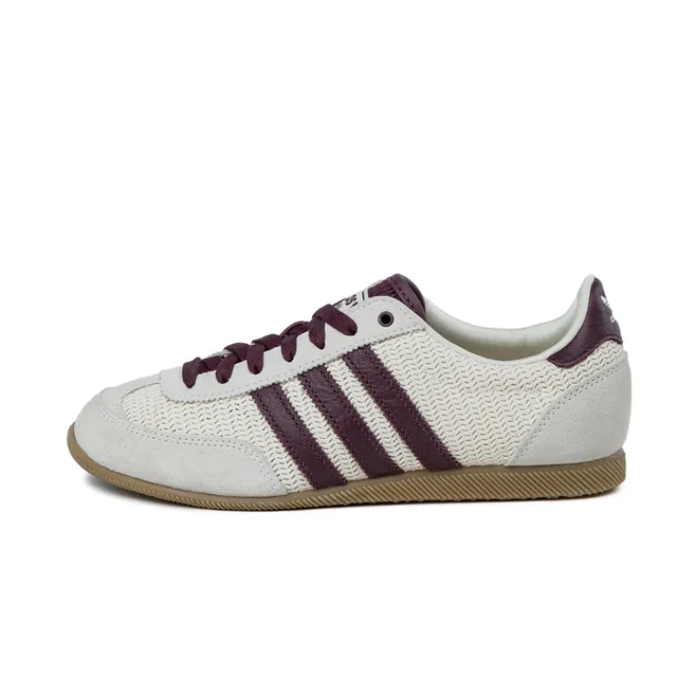 Adidas Sneakers En Cuir|Baskets Décontractées Terrace*Japan W Cream White / Maroon / Gum