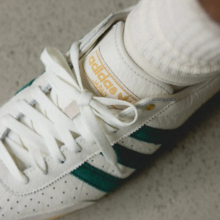 Adidas Sneakers En Cuir|Baskets Décontractées Terrace*Japan W Off White / Collegiate Green / Orange Tint