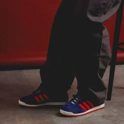 Adidas Sneakers En Cuir|Baskets Décontractées Terrace*Java Night Sky / Vivid Red / Footwear White