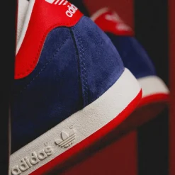 Adidas Sneakers En Cuir|Baskets Décontractées Terrace*Java Night Sky / Vivid Red / Footwear White