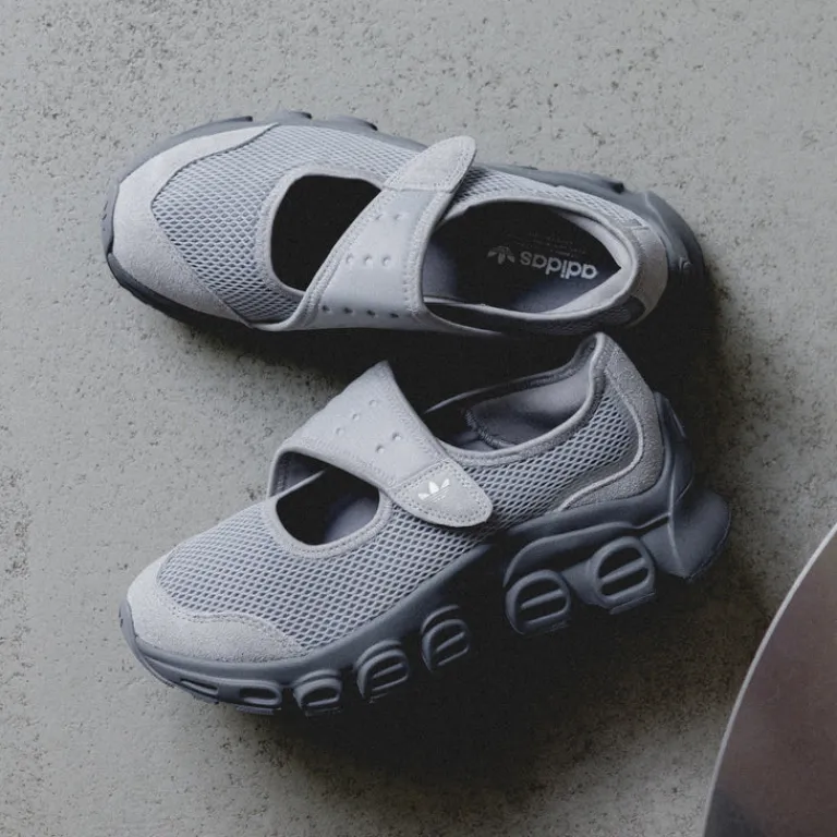 Adidas Sneakers En Cuir|Ballerinas*Megajane W Grey Three / Grey Two / Silver Metallic