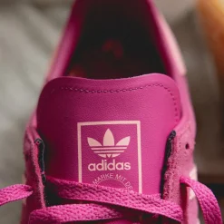 Adidas Sneakers En Cuir|Baskets Décontractées Terrace*München W Semilucid Sulfur / Glow Pink / Gum 3