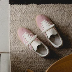 Adidas Sneakers En Cuir|Baskets Décontractées Terrace*München W Wonder Mauve / Off White / Silver Metallic