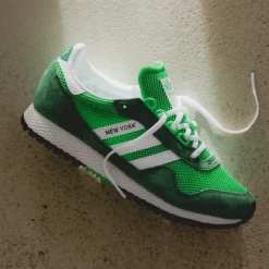 Adidas Sneakers En Cuir|Baskets Décontractées Terrace*New York Collegiate Green / Footwear White / Energy Green