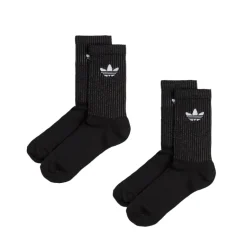 Adidas Chaussettes*Reflective Crew Socks 2 Pairs Black / Reflective Silver
