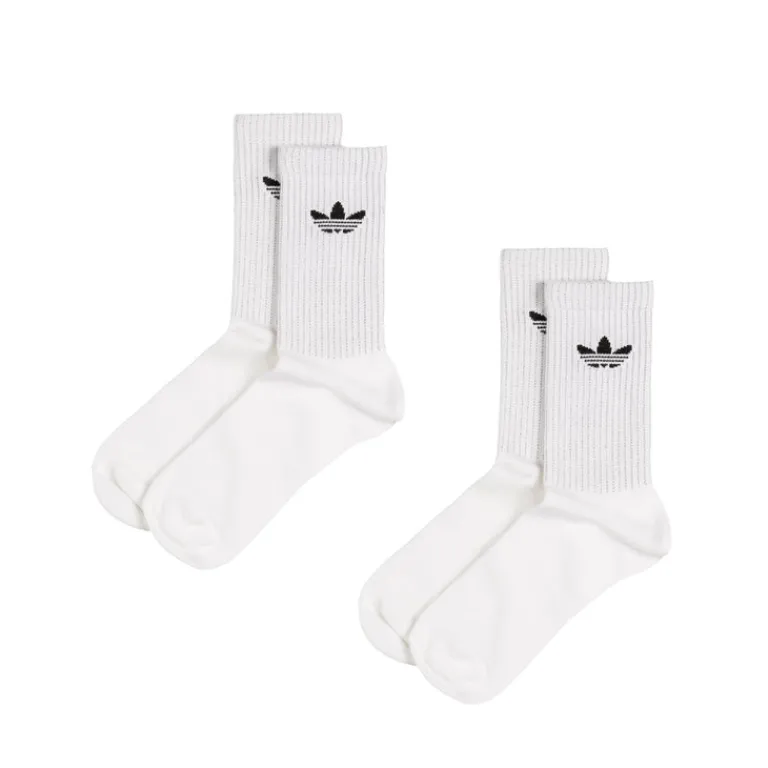 Adidas Chaussettes*Reflective Crew Socks 2 Pairs White / Reflective Silver