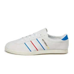 Adidas Sneakers En Cuir|Baskets Décontractées Terrace*Rotterdam 00 Cloud White / Blue Bird / Better Scarlet