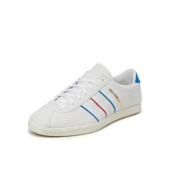 Adidas Sneakers En Cuir|Baskets Décontractées Terrace*Rotterdam 00 Cloud White / Blue Bird / Better Scarlet