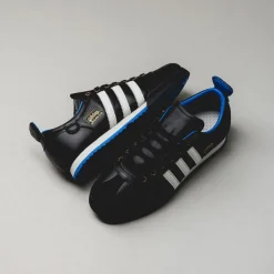 Adidas Sneakers En Cuir|Baskets Décontractées Terrace*Samba 62 Core Black / Cloud White / Blue Bird