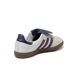 Adidas Sneakers En Cuir|Baskets Décontractées Terrace*Samba LT Crystal White / Dark Blue / Gum 5