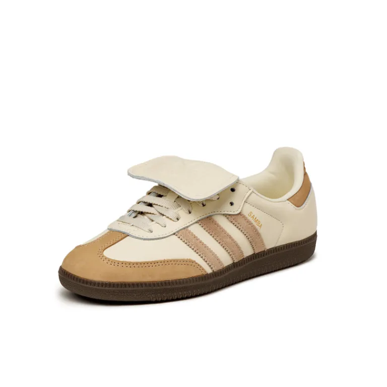 Adidas Sneakers En Cuir|Baskets Décontractées Terrace*Samba LT W Cream White / Warm Sandstone / Gold Metallic