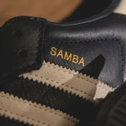 Adidas Sneakers En Cuir|Baskets Décontractées Terrace*Samba LT W Aurora Ink / Cream White / Gold Metallic