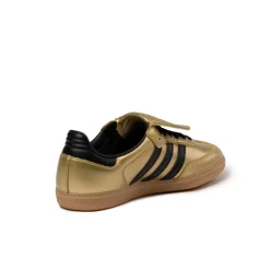 Adidas Sneakers En Cuir|Baskets Décontractées Terrace*Samba LT W Gold Metallic / Core Black / Gum 3