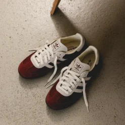 Adidas Sneakers En Cuir|Baskets Décontractées Terrace*Samba OG Preloved Ruby / Crew White / Gum 5