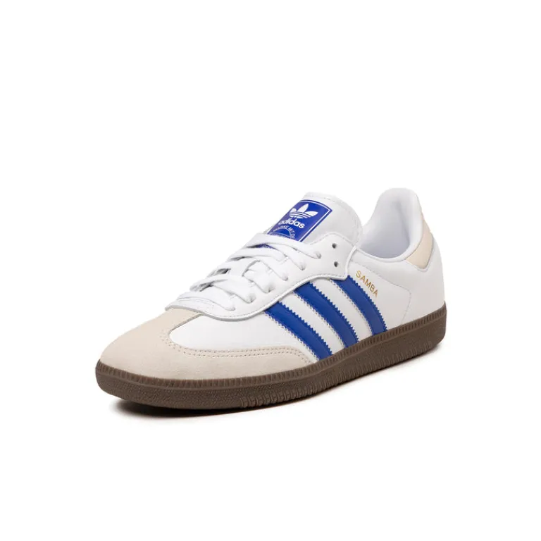 Adidas Sneakers En Cuir|Baskets Décontractées Terrace*Samba OG Footwear White / Lucid Blue / Gum 5