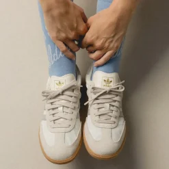 Adidas Sneakers En Cuir|Baskets Décontractées Terrace*Samba OG Off White / Grey Two / Aluminium