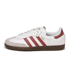 Adidas Sneakers En Cuir|Baskets Décontractées Terrace*Samba OG Cloud White / Preloved Ruby / Clear Granite