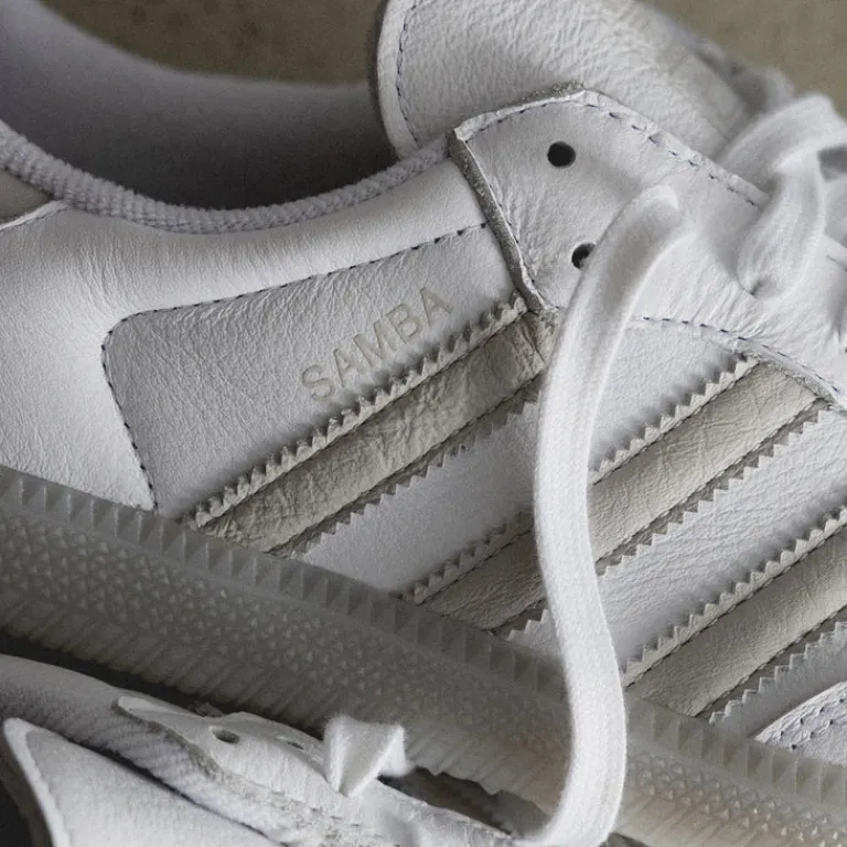 Adidas Sneakers En Cuir|Baskets Décontractées Terrace*Samba OG Footwear White / Grey One / Footwear White