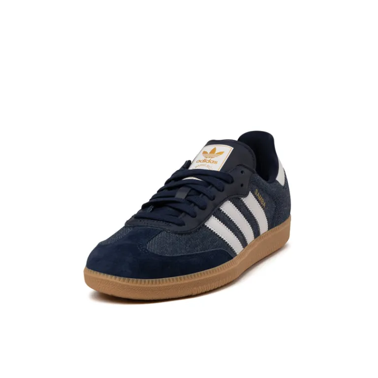 Adidas Sneakers En Cuir|Baskets Décontractées Terrace*Samba OG Collegiate Navy / Cloud White / Gum