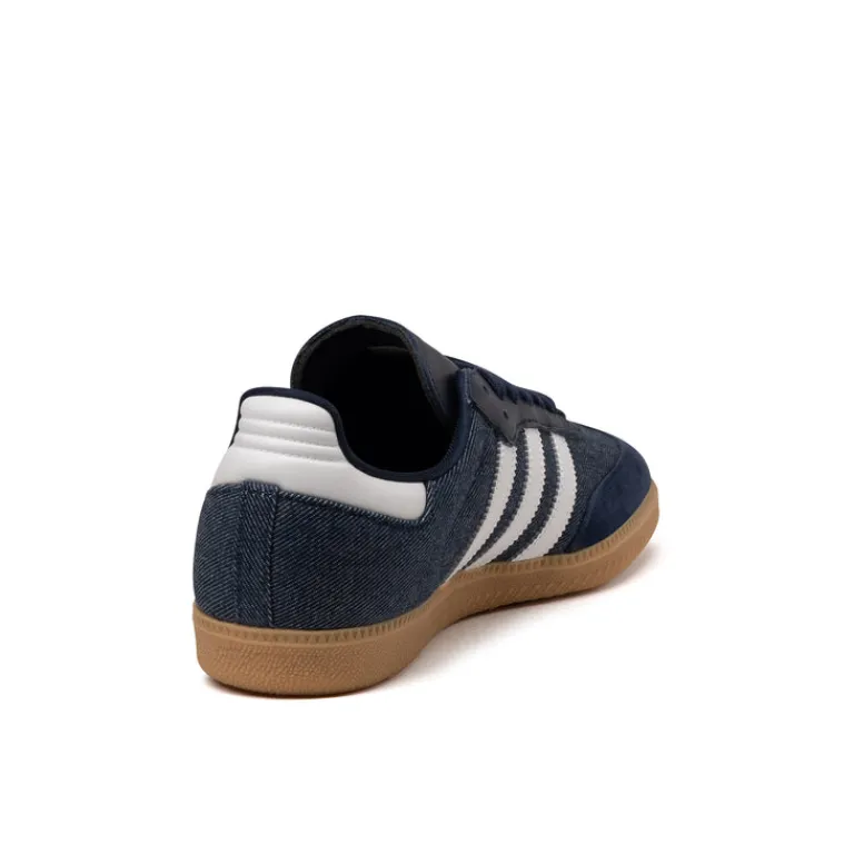 Adidas Sneakers En Cuir|Baskets Décontractées Terrace*Samba OG Collegiate Navy / Cloud White / Gum