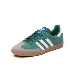 Adidas Sneakers En Cuir|Baskets Décontractées Terrace*Samba OG Chalk Green / Footwear White / Gum4