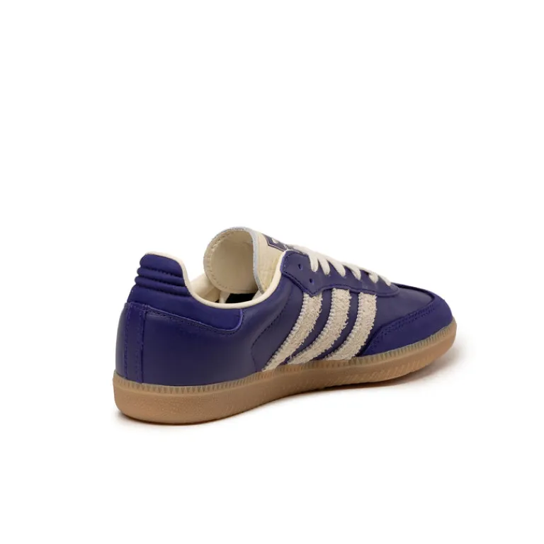 Adidas Sneakers En Cuir|Baskets Décontractées Terrace*Samba OG W Court Purple / Crew White / Gum 3
