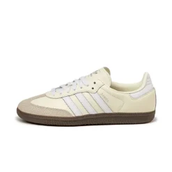Adidas Sneakers En Cuir|Baskets Décontractées Terrace*Samba OG W Off White / Footwear White / Wonder Aluminium