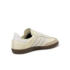 Adidas Sneakers En Cuir|Baskets Décontractées Terrace*Samba OG W Off White / Footwear White / Wonder Aluminium