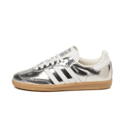 Adidas Sneakers En Cuir|Baskets Décontractées Terrace*Samba OG W Silver Metallic / Cloud White / Core White