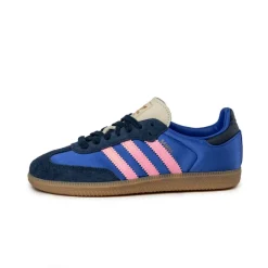 Adidas Sneakers En Cuir|Baskets Décontractées Terrace*Samba OG W Lucid Blue / Night Indigo / Gum