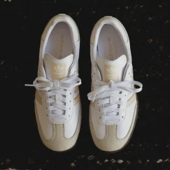 Adidas Sneakers En Cuir|Baskets Décontractées Terrace*Samba OG W Cloud White / Sand Strata / Off White