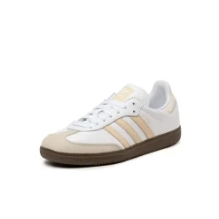 Adidas Sneakers En Cuir|Baskets Décontractées Terrace*Samba OG W Cloud White / Sand Strata / Off White