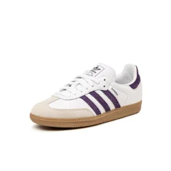 Adidas Sneakers En Cuir|Sneakers Blancs*Samba OG W Cloud White / Aluminum / Aurora Plum