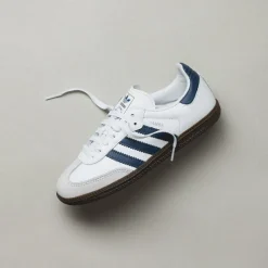 Adidas Sneakers En Cuir|Baskets Décontractées Terrace*Samba OG W Cloud White / Preloved Ink / Dash Grey