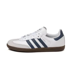 Adidas Sneakers En Cuir|Baskets Décontractées Terrace*Samba OG W Cloud White / Preloved Ink / Dash Grey
