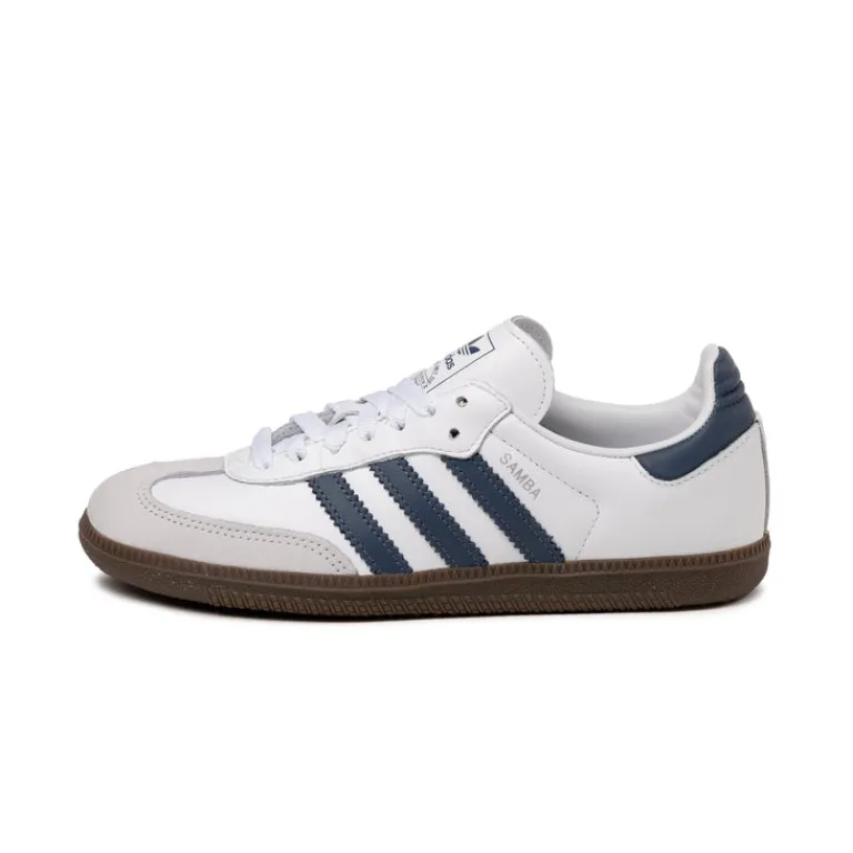 Adidas Sneakers En Cuir|Baskets Décontractées Terrace*Samba OG W Cloud White / Preloved Ink / Dash Grey