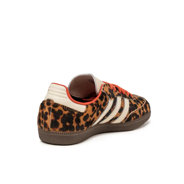 Adidas Sneakers En Cuir|Baskets Décontractées Terrace*Samba OG W Core Black / Preloved Red / Cream White