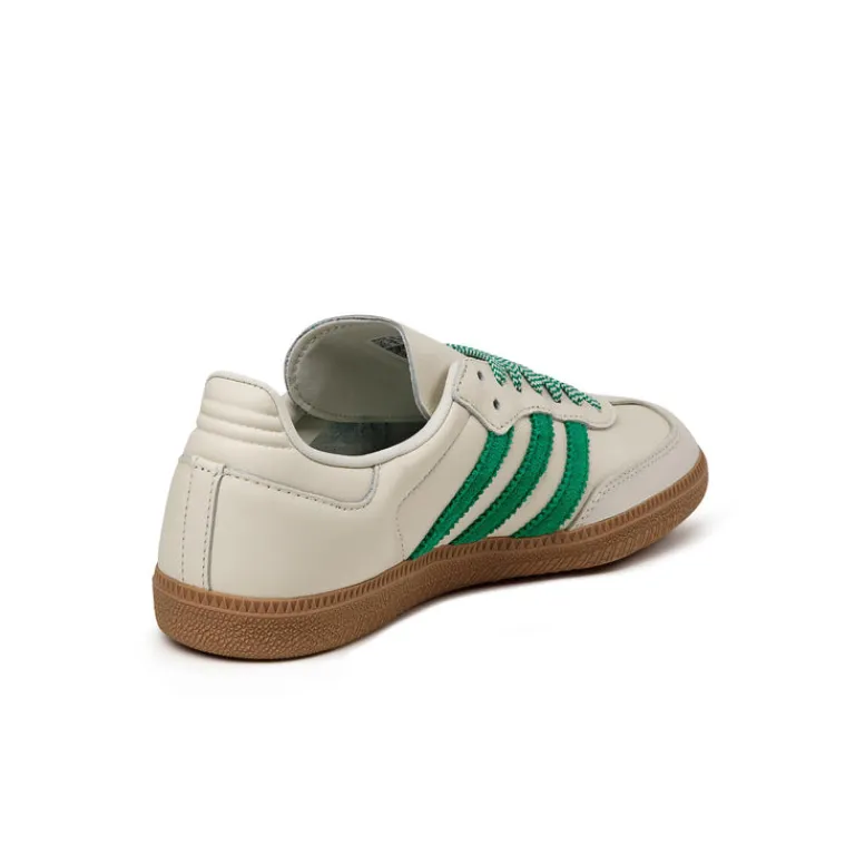 Adidas Sneakers En Cuir|Baskets Décontractées Terrace*Samba OG W Off White / Court Green / Hazy Green