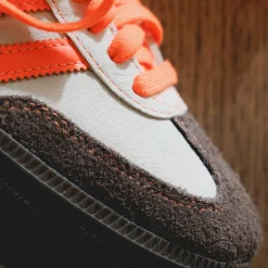 Adidas Sneakers En Cuir|Baskets Décontractées Terrace*Samba OG W Solar Orange / Cream White / Solar Orange