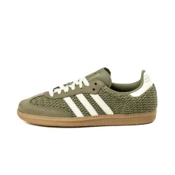 Adidas Sneakers En Cuir|Baskets Décontractées Terrace*Samba OG W Orbit Green / Cream White / Gum