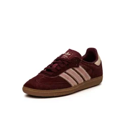 Adidas Sneakers En Cuir|Baskets Décontractées Terrace*Samba OG W Sand Strata / Maroon / Warm Clay