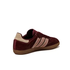 Adidas Sneakers En Cuir|Baskets Décontractées Terrace*Samba OG W Sand Strata / Maroon / Warm Clay