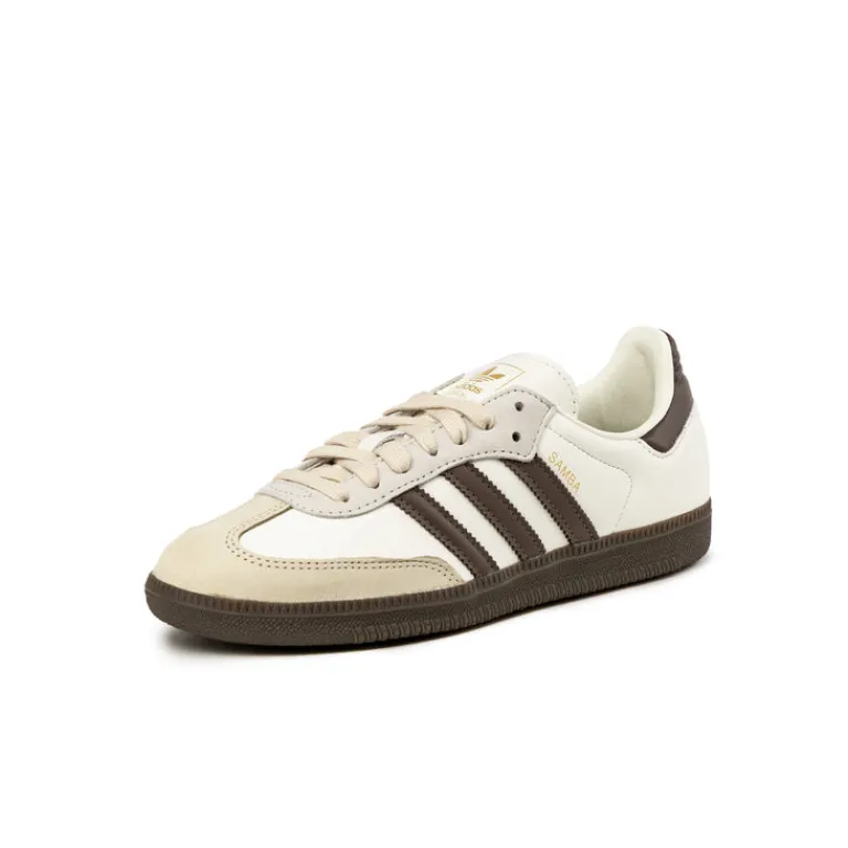 Adidas Sneakers En Cuir|Baskets Décontractées Terrace*Samba OG W Off White / Earth Strata / Gum