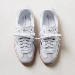 Adidas Sneakers En Cuir|Baskets Décontractées Terrace*Samba OG W Cloud White / Silver / Grey One