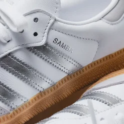 Adidas Sneakers En Cuir|Baskets Décontractées Terrace*Samba OG W Cloud White / Silver / Grey One