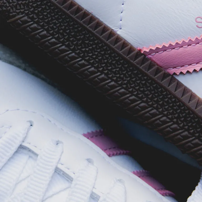Adidas Sneakers En Cuir|Baskets Décontractées Terrace*Samba OG W Footwear White / Wonder Mauve / Off White