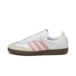 Adidas Sneakers En Cuir|Baskets Décontractées Terrace*Samba OG W Footwear White / Wonder Mauve / Off White