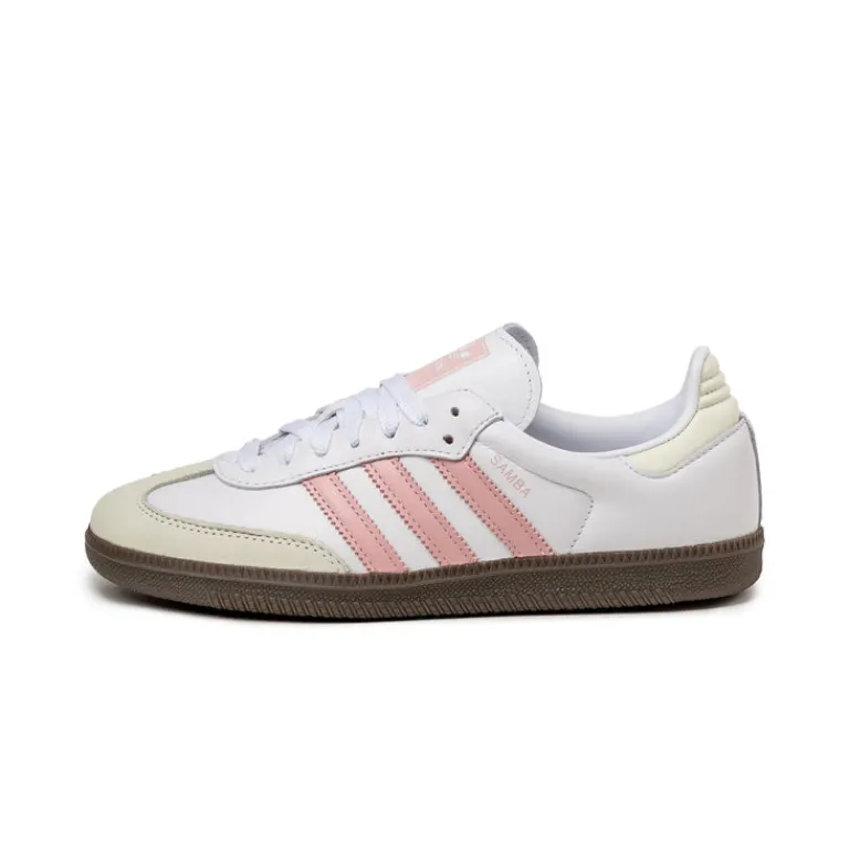 Adidas Sneakers En Cuir|Baskets Décontractées Terrace*Samba OG W Footwear White / Wonder Mauve / Off White