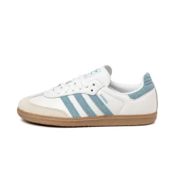 Adidas Sneakers En Cuir|Baskets Décontractées Terrace*Samba OG W Cloud White / Alumina / Ash Blue